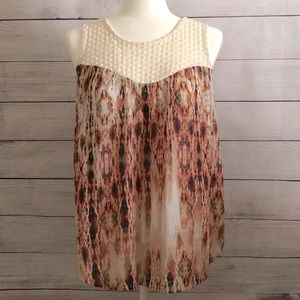 Jessica Simpson Crochet Tank Top